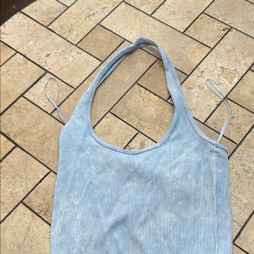 American Eagle Outfitters Light Blue Crop Top